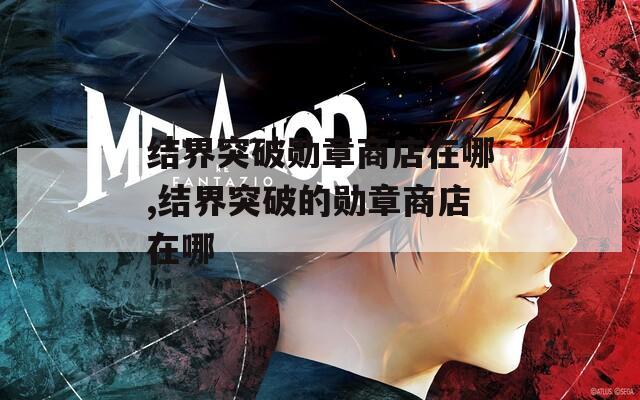 结界突破勋章商店在哪,结界突破的勋章商店在哪  第1张
