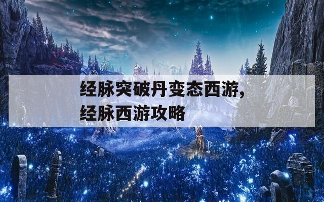 经脉突破丹变态西游,经脉西游攻略  第1张