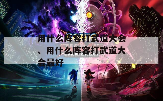 用什么阵容打武道大会、用什么阵容打武道大会最好  第1张