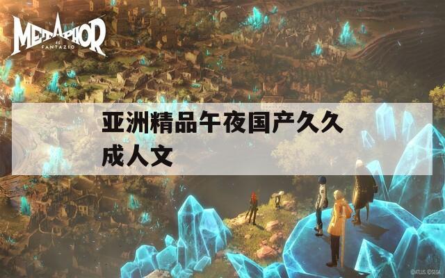 亚洲精品午夜国产久久成人文  第1张