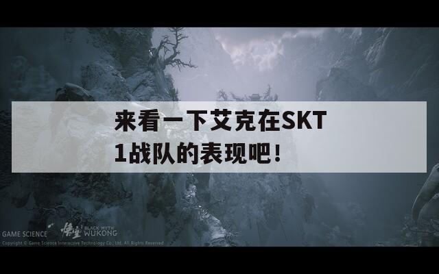 来看一下艾克在SKT1战队的表现吧！