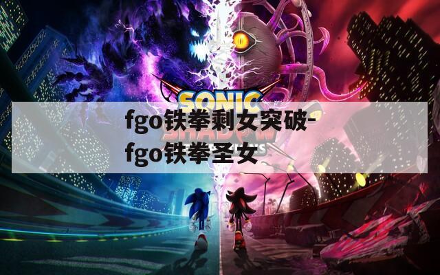 fgo铁拳剩女突破-fgo铁拳圣女