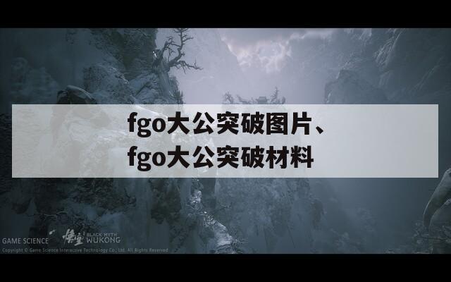 fgo大公突破图片、fgo大公突破材料