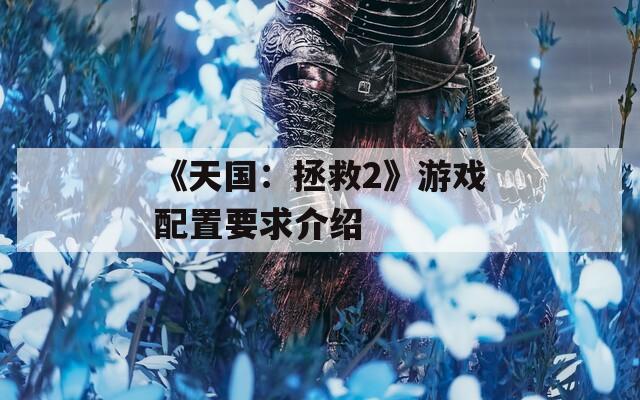 《天国：拯救2》游戏配置要求介绍