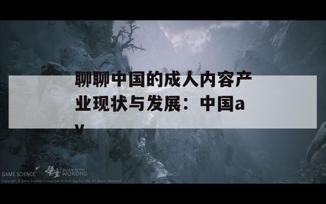 聊聊中国的成人内容产业现状与发展：中国av