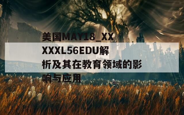 美国MAY18_XXXXXL56EDU解析及其在教育领域的影响与应用  第1张