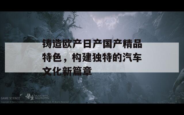 铸造欧产日产国产精品特色，构建独特的汽车文化新篇章  第1张