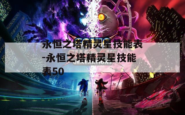 永恒之塔精灵星技能表-永恒之塔精灵星技能表50  第1张