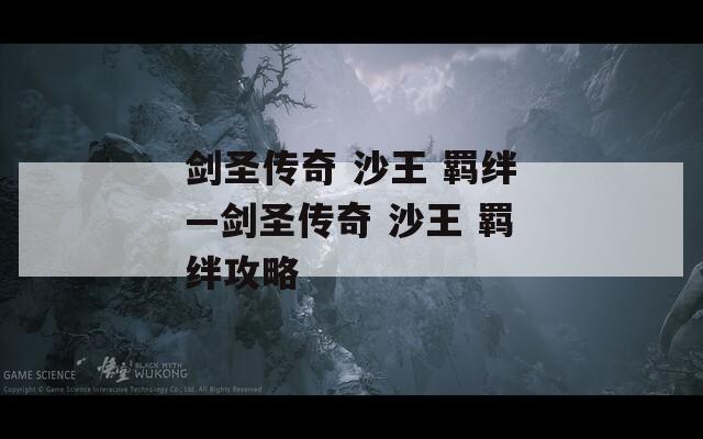 剑圣传奇 沙王 羁绊—剑圣传奇 沙王 羁绊攻略