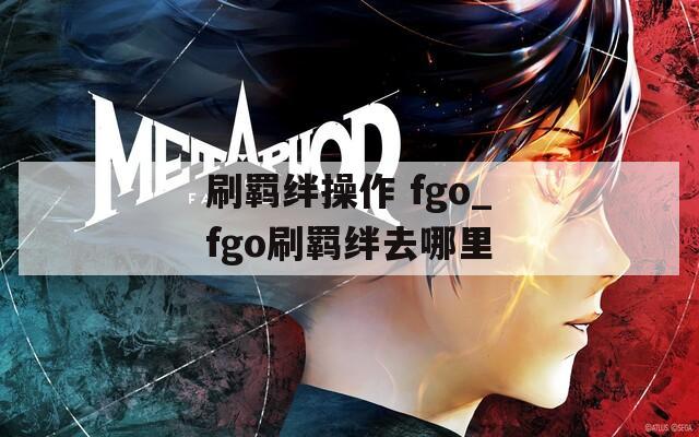 刷羁绊操作 fgo_fgo刷羁绊去哪里