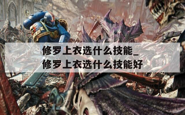 修罗上衣选什么技能_修罗上衣选什么技能好