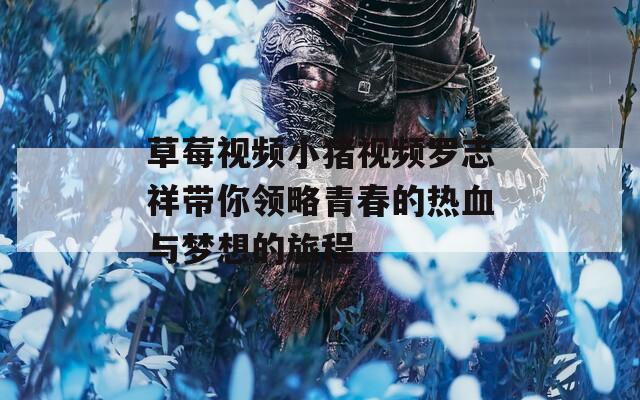 草莓视频小猪视频罗志祥带你领略青春的热血与梦想的旅程