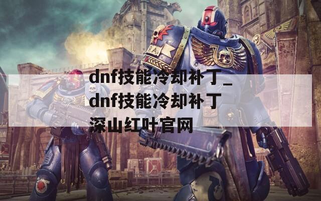 dnf技能冷却补丁_dnf技能冷却补丁 深山红叶官网