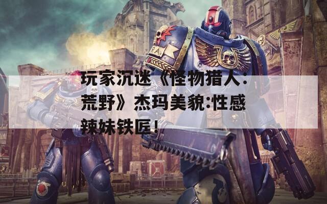 玩家沉迷《怪物猎人：荒野》杰玛美貌:性感辣妹铁匠！