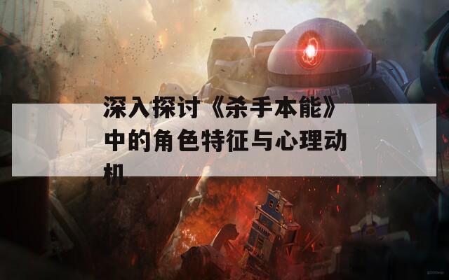深入探讨《杀手本能》中的角色特征与心理动机